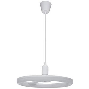 REV Rondine hanglamp keukenlamp eetkamer keukenlamp LED plafondlamp rond 16W 1450lm Ø 36cm netsnoer 120cm wit