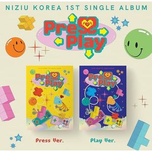 Press Play - Random Cover - incl. 88pg Photobook, 2 Photocards, Photo Frame, Postcard + Sticker