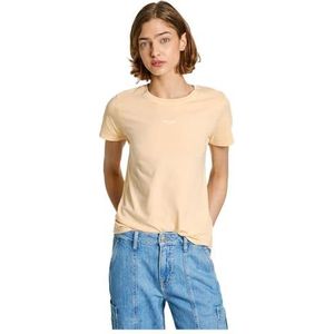 Pepe Jeans Emily T-shirt voor dames, Geel (Cornish Yellow)