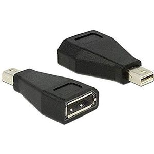 PremiumCord DisplayPort naar Mini DisplayPort-adapter - Full HD Video 1080p 60Hz - DisplayPort-bus op Mini DisplayPort-stekker - Zwart