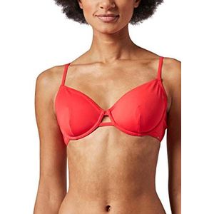 Skiny Ocean Vibe bikinitop voor dames, met beugel, rood (bitterrood 5018)