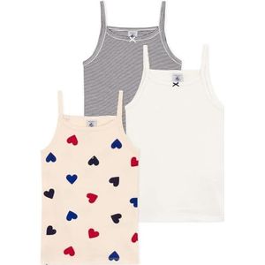 Petit Bateau Dameshemd met bandjes voor meisjes, A07A4, variant 1, standaard dames, variant 1, M, Variant 1