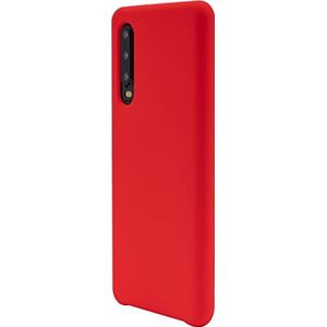 JT Berlin 10443 Huawei P30 hoes Liquid siliconen case met microvezelvoering - Qi-compatibel - rood