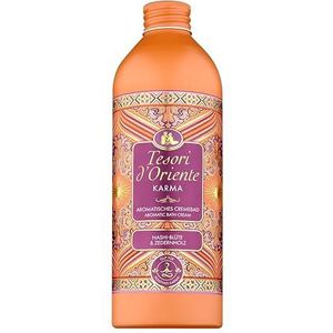 Tesori d'Oriente Karma Cremebad 500 ml – Découvrez la fusion harmonieuse de citron, bergamote, fleur de Nashi et bois de cèdre