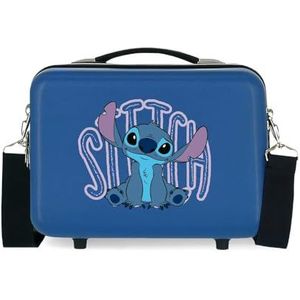 Disney Fun Stitch Nececer aanpasbaar, paars, 29 x 21 x 15 cm, hard ABS, 9,14 l, 0,8 kg, paars, universele maat, aanpasbaar, Paars., Nececer aanpasbaar
