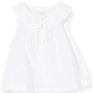 Gocco Blusa Openwork Blouse, Blanc (Blanco S07cmcca205wa), 74 (Taille Fabricant: T 9/12) Bébé Fille