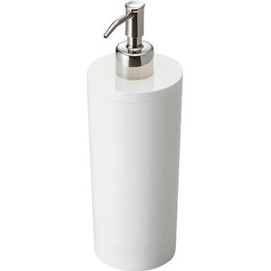 Yamazaki Dispenser van roestvrij staal, ABS, hars, wit, rond