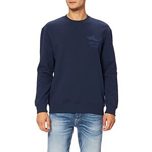 Lee Rider Graphic Sweatshirt voor heren, Navy Blauw