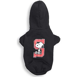 Peanuts Comics Snoopy Collegiate hondenhoodie voor kleine honden, zachte en comfortabele hondenkleding, Peanuts Snoopy trui voor kleine honden