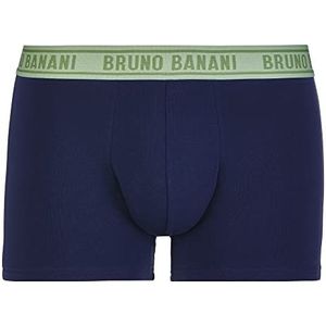 Bruno Banani Luifel Uni kort getailleerde boxershorts heren, marineblauw/mint, S, Navy/Mint