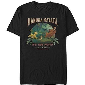 Disney The Lion King Tommy Matata Organic T-shirt, korte mouwen, zwart, M, SCHWARZ