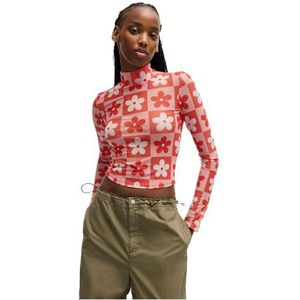 HUGO Dasori_b_1 Jersey Top voor dames, Open Miscellaneous, XXL