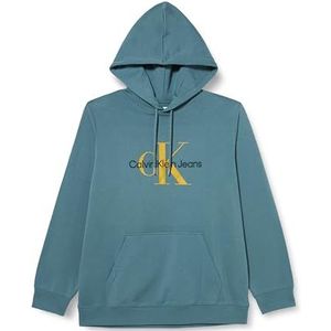 Calvin Klein Jeans Regelmatige Monologo seizoensgebonden hoodie hoodie heren, Goblin blauw