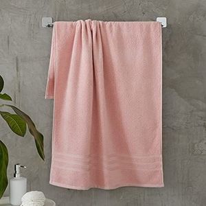 Catherine Lansfield Zero Twist handdoek, roze