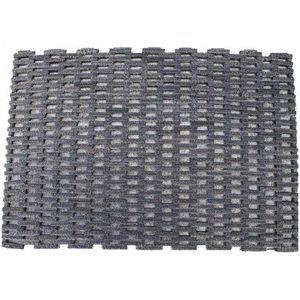 Durable Corporation-400S2436 Dura-Rug Outdoor tapijt van gerecycled weefsel, 61 x 91,4 cm, zwart