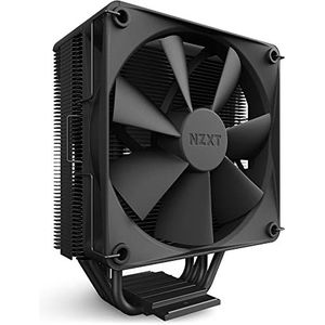 NZXT CPU-luchtkoeler T120 RC-TR120-B1 CPU-vloeistofkoeler, geleidende koperen buizen, vloeiende dynamische lagers, AMD en Intel compatibel, zwart