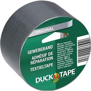 Duck Tape 106-00 textielband, 5 m, zilver