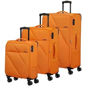 American Tourister Sun Break Set van 3 koffers, oranje, Taglia Unica, kofferset, Oranje, Kofferset