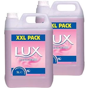 Lux Professional Savon pour les mains – Soin des mains doux pour la peau, bidon de 2 x 5 l pour un nettoyage doux et hygiénique des mains
