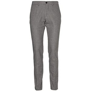 Tommy Hilfiger Bleecker Fake Solid Wool Look Canvas Broek met stretch, Iron Grey, 30 W/36 L, IJzer Grijs