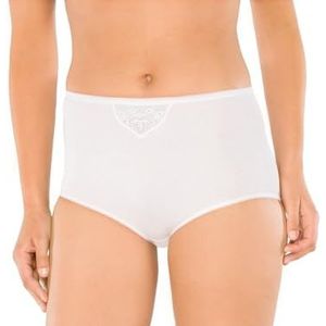 Schiesser - Dames slip - Maxi (verpakking van 2), Wit (Weiss 100)