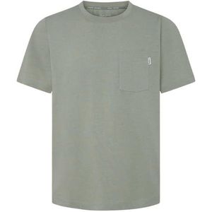 Pepe Jeans Mans Tee T-shirt heren, Groen (Palm Green)