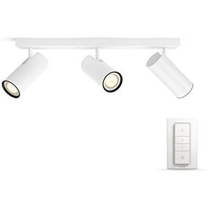 Philips Hue White Ambiance BURATTO Spotlijst, 3 x 5,5 W, wit (incl. afstandsbediening)