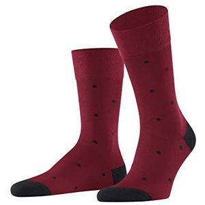 FALKE Heren stippensokken katoen blauw zwart vele andere kleuren versterkte sokken mannen met patroon ademende stippen en slank 1 paar, rood (Scarlet 8228), 43-46 EU, rood (Scarlet 8228)