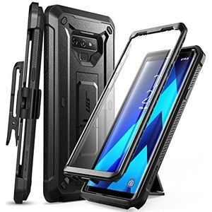 SUPCASE Beschermhoes voor Samsung Note 9, robuuste beschermhoes, schokbestendig, met riemclip, geïntegreerde displaybescherming, standaard [Unicorn Beetle PRO] voor Samsung Galaxy Note 9 2018 (zwart)