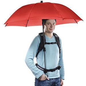 Swing handsfree paraplu met draagriemen, rood