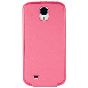 Anymode Beschermhoes voor Samsung Galaxy S4, leer, roze