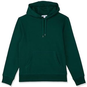 Amazon Essentials Heren fleece hoodie (verkrijgbaar in grote maat), bosgroen, maat S