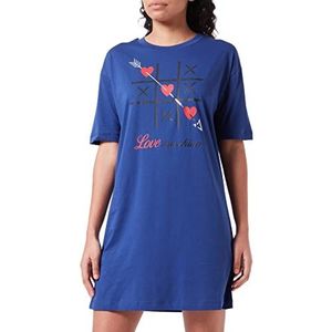 Love Moschino T-shirt voor dames, Blauw