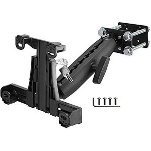 ARKON Mounts Vergrendelbare tablethouder voor vorkheftruck met 21,6 cm asarm, instelbare flexibiliteit, moeiteloze installatie, ontworpen voor magazijnvoertuigen, compatibel met