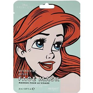 MAD Beauty Disney Ariel Zeemeermin gezichtsmasker - hydraterend en rustgevend masker voor een verzorgde huid en een mooie teint
