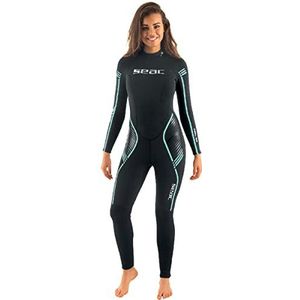 SEAC Feel Lady wetsuit met ritssluiting achter voor duiken, snorkelen en apneus