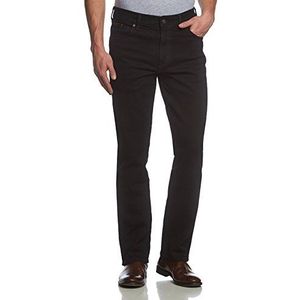 Wrangler heren Straight Jeans Texas Tonal - W12109004, zwart (black overdye), 40W / 36L