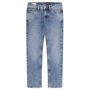 Pepe Jeans Jr Slim Jeans voor kinderen, Blauw (Denim-Mn5)