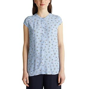 ESPRIT Lenzing™ Ecovero blouse, 443/lichtblauw 4