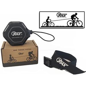 TRAX Pro sleepsysteem voor fiets/fiets/e-bike voor volwassenen, uniseks, zwart, eenheidsmaat