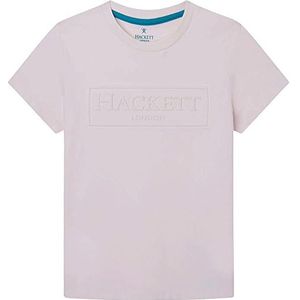 Hackett London Hackett Emboss jongens t-shirt wit 5 jaar, Wit.