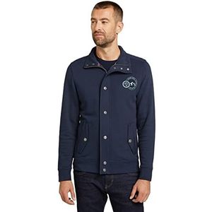 TOM TAILOR Sweatjack voor heren, 10668 - Sky Captain Blue