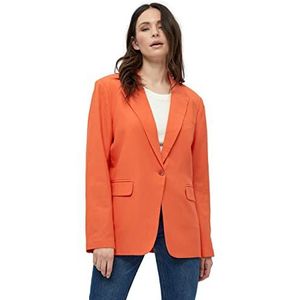 Peppercorn Nadianna Blazer met één rij knopen voor dames, 6676 Dusty Orange