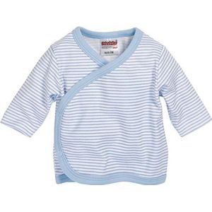 Schnizler Vleugelhemd met lange mouwen, gestreept sweatshirt uniseks baby, blauw (wit/blauw 117)