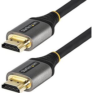 StarTech.com Premium HDMI 2.0-kabel 50 cm gecertificeerd – HDMI-kabel 4K 60 Hz Ultra HD hoge draad met Ethernet – HDMI UHD videokabel – voor monitoren, tv's en UHD – M/M (HDMMV50CM)