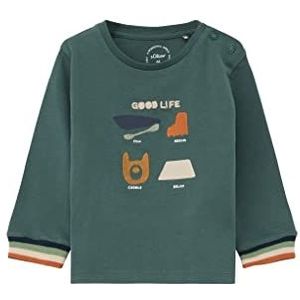 s.Oliver Baby Unisex shirt met lange mouwen Petrol 68, Benzine.