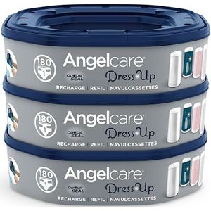 Angelcare - Dress Up - achthoekige navulverpakkingen voor Dress up/Essential luier emmer - 3 stuks