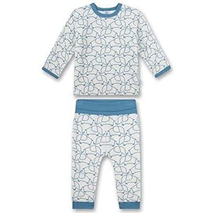 Sanetta pantoffels voor baby's en jongens, White Pebble