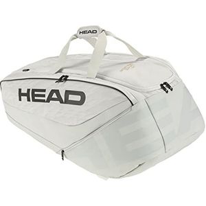 HEAD Uniseks - Pro X Racquet Bag tennistas voor volwassenen, wit/zwart, XL