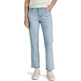G-STAR RAW Jean Strace Straight Cropped pour femme, Bleu (Sun Faded Poolside Blue D24766-d549-g676), 27W / 30L